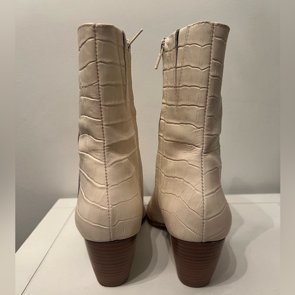 Matisse Footwear Caty Ankle Boot- Color: Bone Croc - Picture 5 of 10